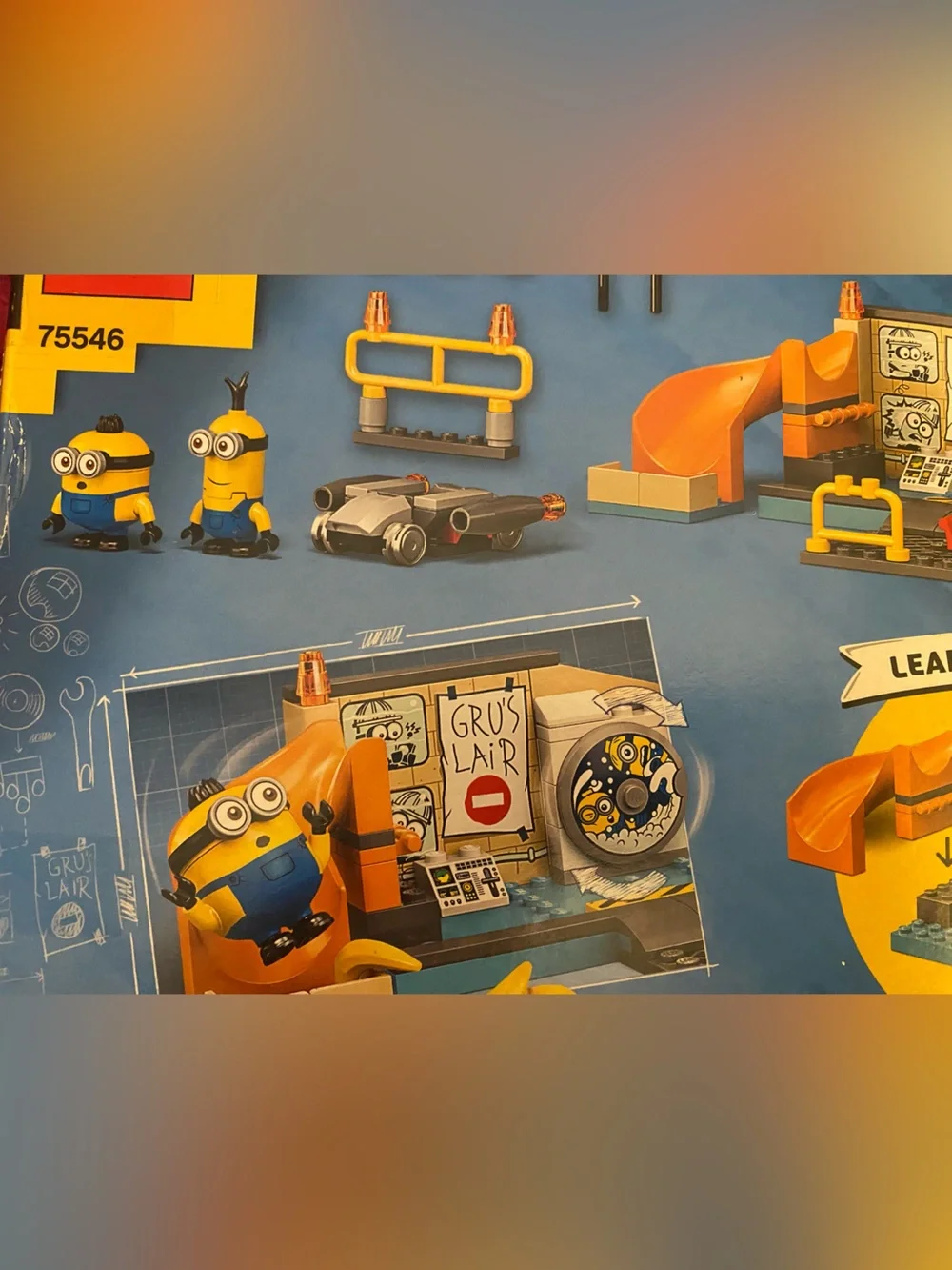 Lego Minions The Rise of Gru Building Set - Blue, Yellow, Orange, Red new in box